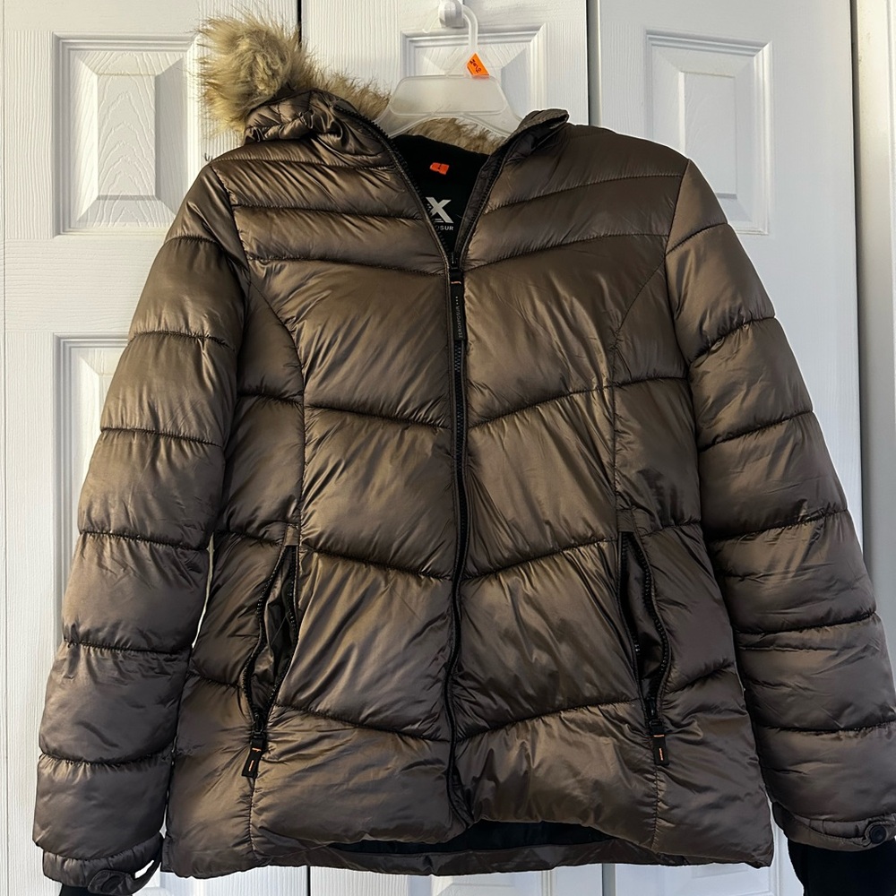 ZeroXposur Brown and Silver Jacket